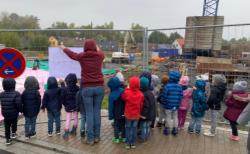 Besuch der Baustelle Kindergarten Brand